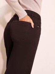 Friends Like These X Lucy Mecklenburgh Chocolate Brown Everyday Wide Jeans - Image 4 of 5