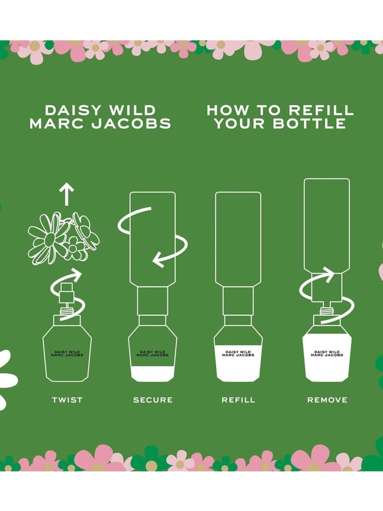 Marc Jacobs Daisy Wild Eau de Parfum Refill 150ml - Image 5 of 5 Marc Jacobs Daisy Wild Eau de Parfum Refill 150ml - Image 5 of 5