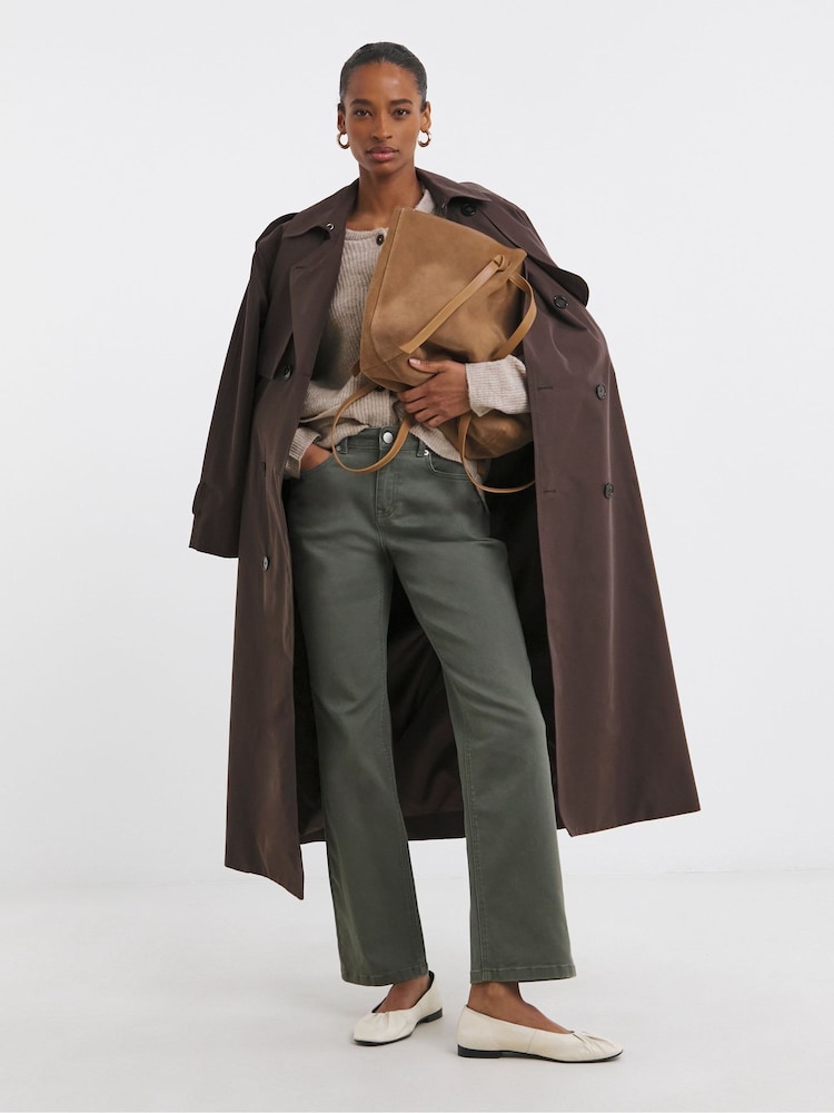 JD Williams Green Straight Leg Jeans - Image 1 of 4