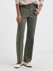 JD Williams Green Straight Leg Jeans - Image 2 of 4