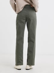 JD Williams Green Straight Leg Jeans - Image 3 of 4