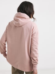 JD Williams Pink Wrap Neck Longline Hoodie - Image 2 of 4
