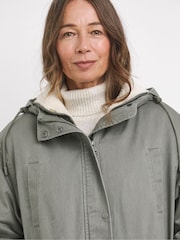JD Williams Green 2 In 1 Parka Coat - Image 3 of 4