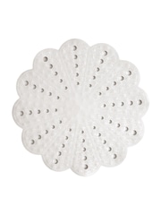 Showerdrape White Petal Flower Shower Mat - Image 1 of 2