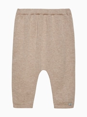 Trotters London Newborn Oatmeal Giraffe Leggings - Image 1 of 2