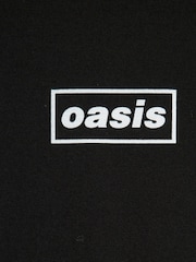 River Island Black Regular Fit Oasis Front 100% Cotton T-Shirt - Image 6 of 6