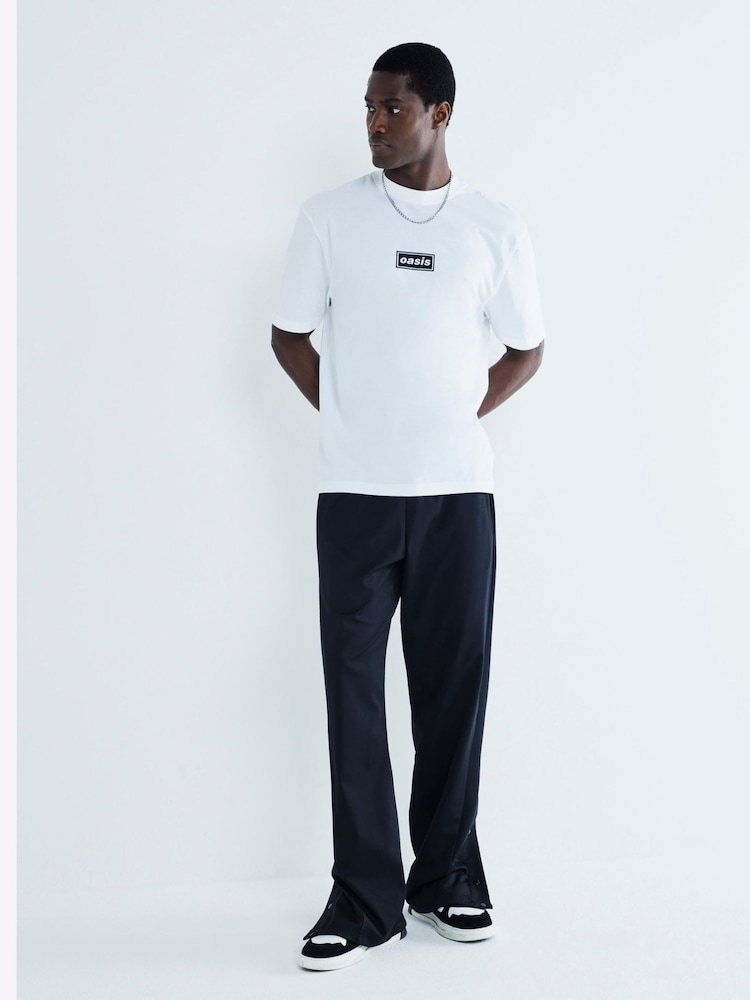 River Island White Regular Fit Oasis Front 100% Cotton T-Shirt - Image 2 of 6
