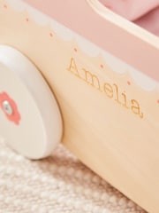 Personalised Wooden Dolls Pram by My 1st Years - Image 2 of 4