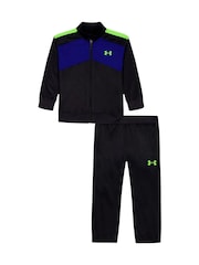 Under Armour Black Colourbloch Knit Tracksuit - Image 1 of 2