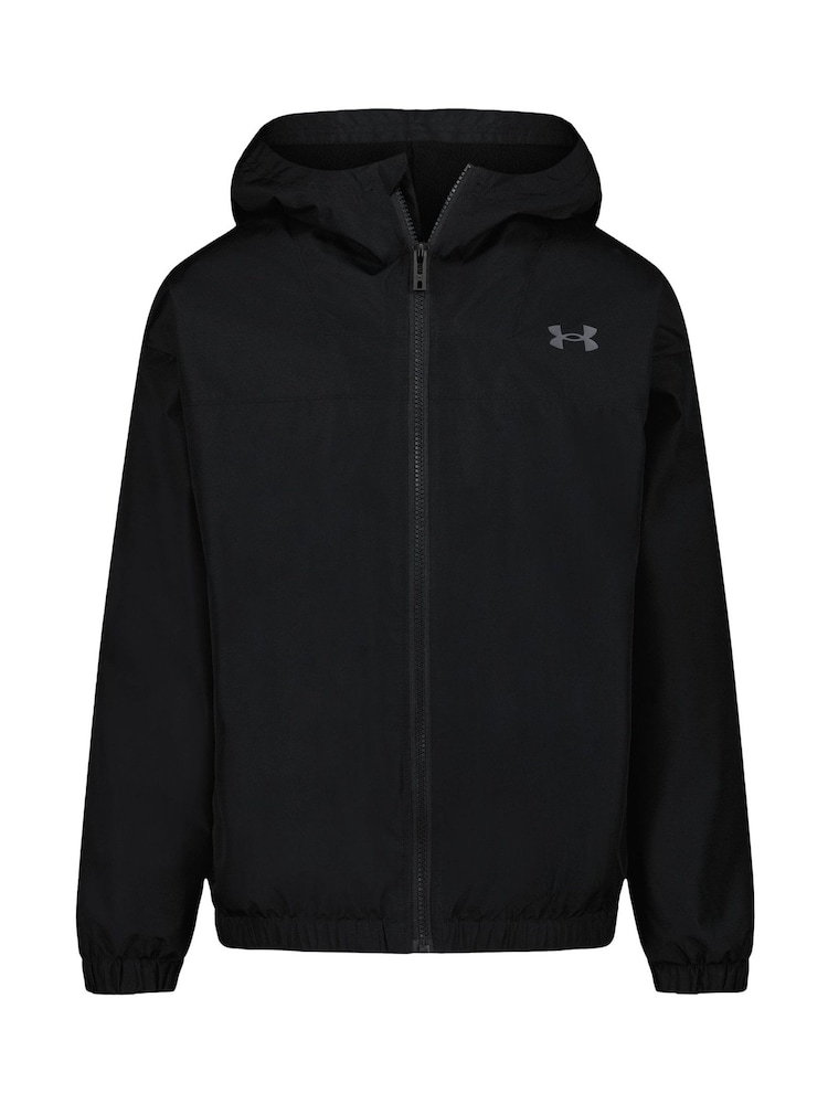 Under Armour Black Manataug Windbreaker Jacket - Image 2 of 4 Under Armour Black Manataug Windbreaker Jacket - Image 2 of 4