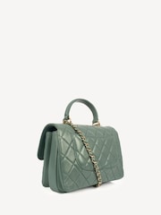 CHANEL Green Trendy CC Lambskin Leather Handbag - Image 4 of 10
