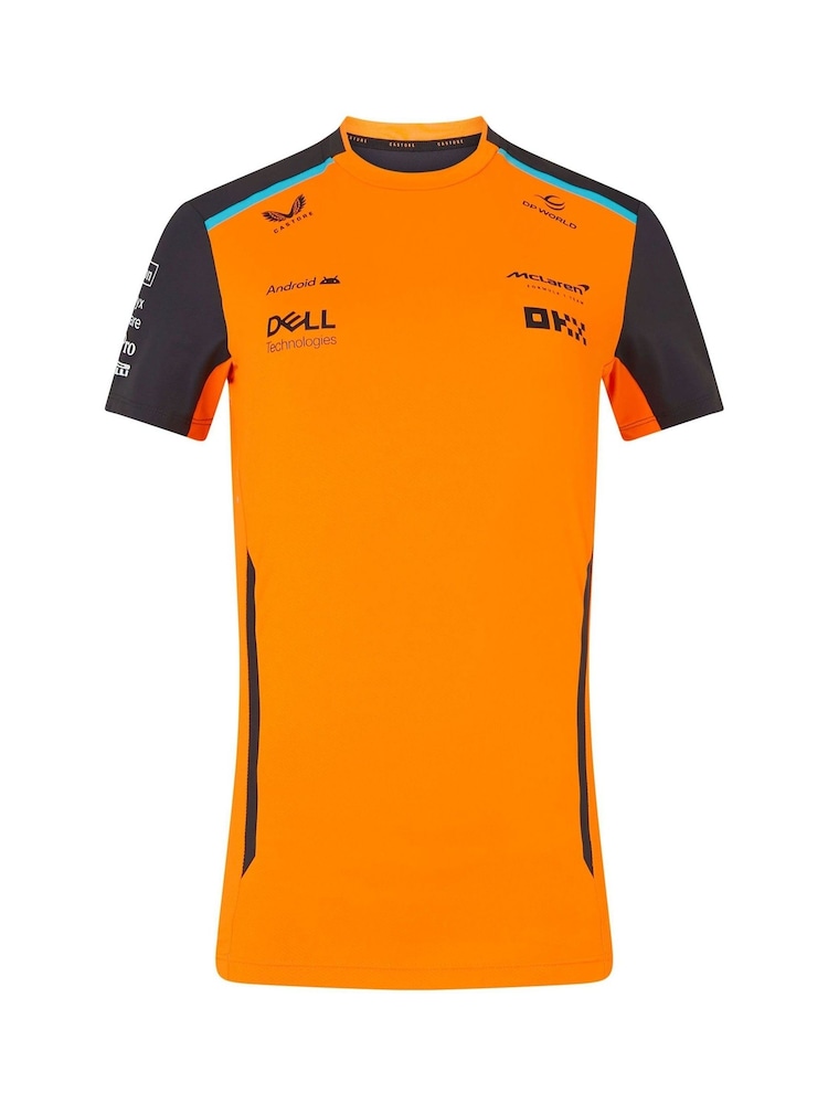 Fanatics Womens Orange F1 McLaren 2024 Team Set Up T-Shirt - Image 2 of 3