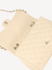 CHANEL Large Natural Caviar Leather Single Flap Classic Handbag - Image 10 of 13
