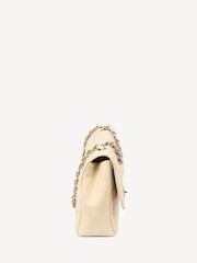 CHANEL Large Natural Caviar Leather Single Flap Classic Handbag - Image 4 of 13