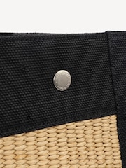 Saint Laurent Black/Brown Rive Gauche Tote Handbag - Image 5 of 7