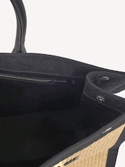 Saint Laurent Black/Brown Rive Gauche Tote Handbag - Image 6 of 7