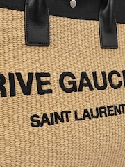 Saint Laurent Black/Brown Rive Gauche Tote Handbag - Image 7 of 7
