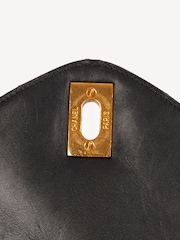 CHANEL Travel Ligne Tote Calfskin Leather Black Handbag - Image 8 of 9