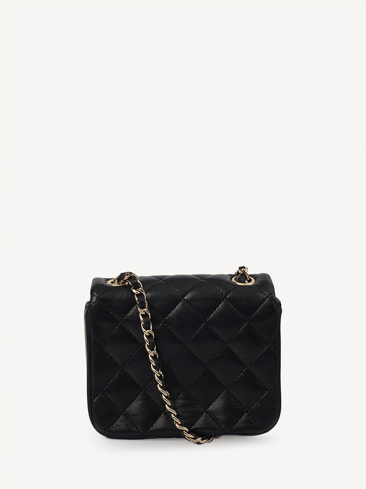 CHANEL Mini Calfskin Leather Classic Black Handbag - Image 2 of 8