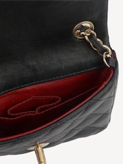 CHANEL Mini Calfskin Leather Classic Black Handbag - Image 7 of 8