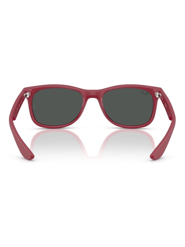 Ray Ban Red Junior New Wayfarer Square Sunglasses - Image 2 of 6