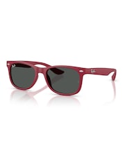 Ray Ban Red Junior New Wayfarer Square Sunglasses - Image 4 of 6