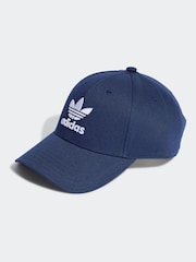 adidas Originals Navy Trefoil Baseball 100% Cotton Cap - Image 1 of 4