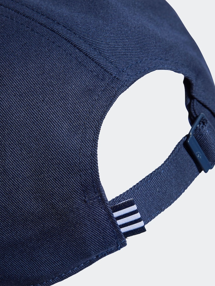 adidas Originals Navy Trefoil Baseball 100% Cotton Cap - Image 4 of 4