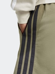 adidas Green Essential 3-Stripes French Terry Shorts - Image 5 of 6