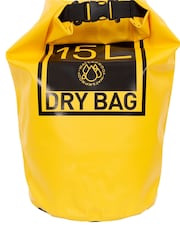 Trespass Yellow Sunrise 15L Dry Bag - Image 1 of 2