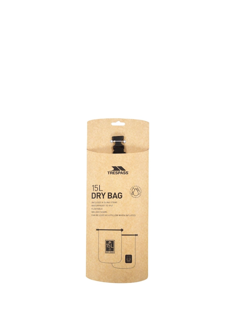 Trespass Yellow Sunrise 15L Dry Bag - Image 2 of 2