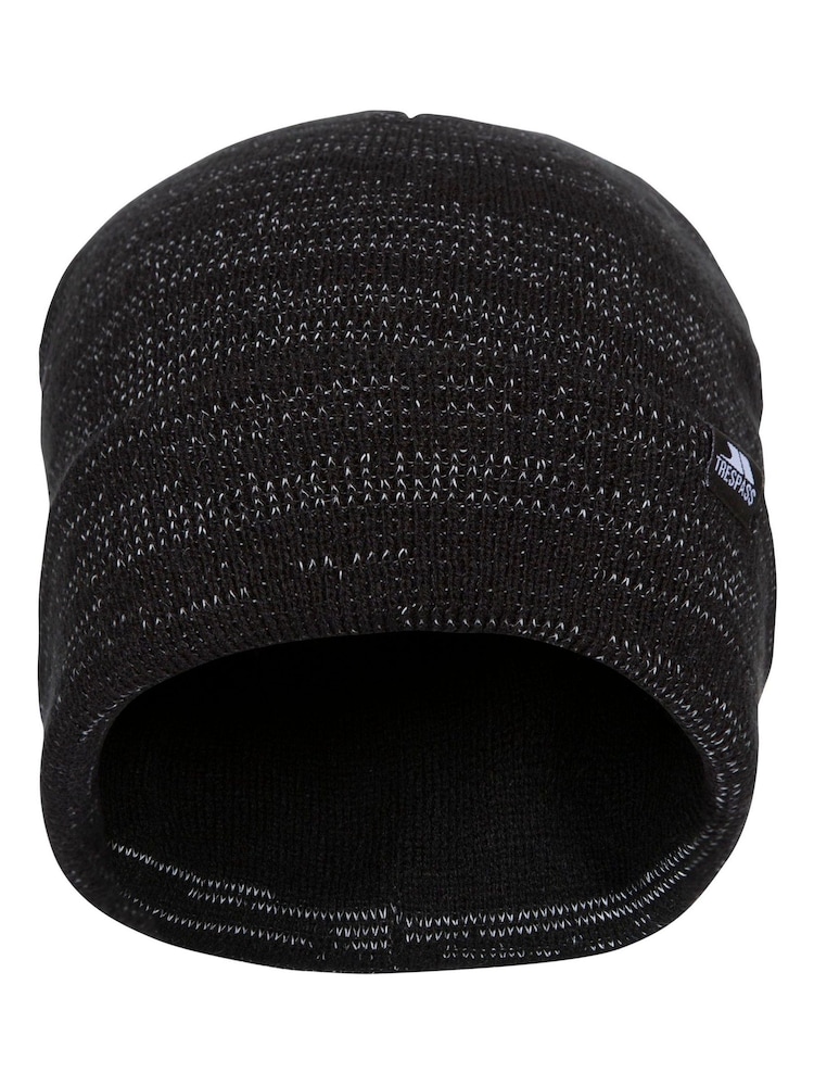 Trespass Unisex Crackle Black Hat - Image 2 of 2