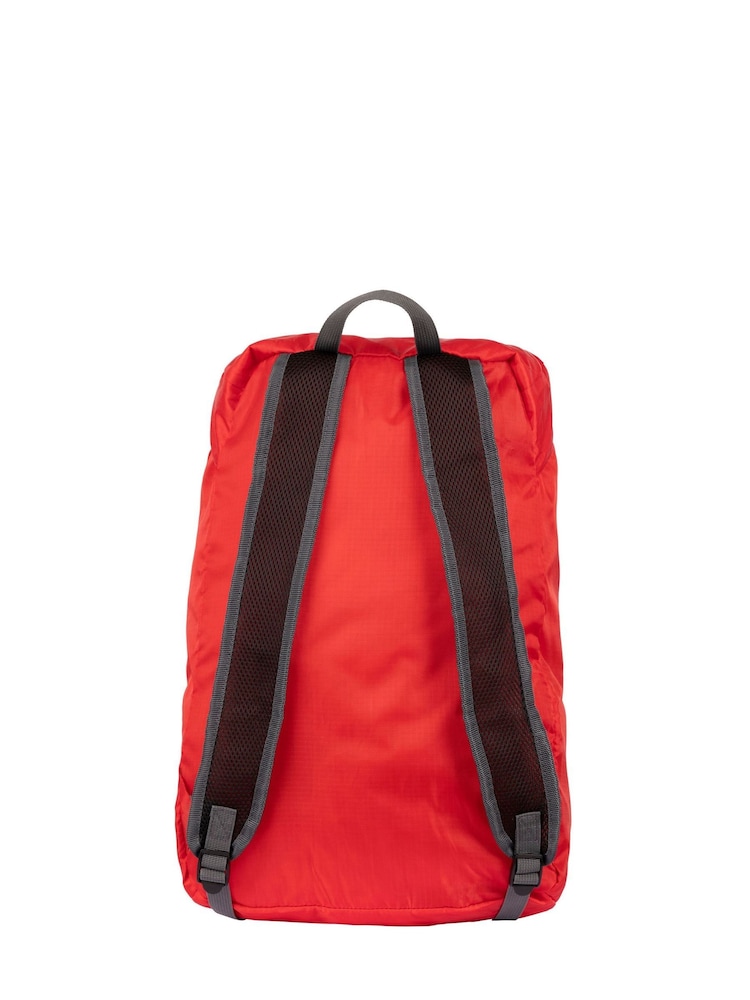 Trespass Red Venoy Packaway Rucksack - Image 2 of 2