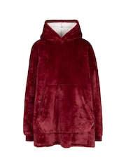 Trespass Oversized Red Cosiness Hoodie - Image 1 of 2