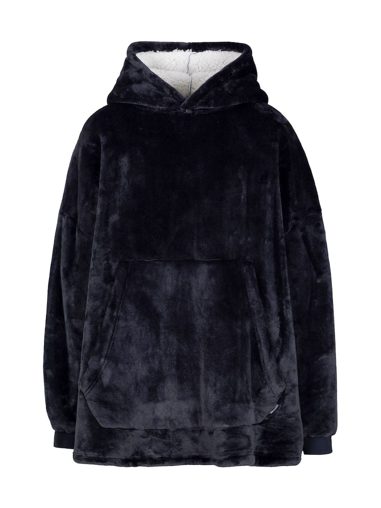 Trespass Oversized Blue Cosiness Hoodie - Image 1 of 3 Trespass Oversized Blue Cosiness Hoodie - Image 1 of 3