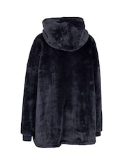 Trespass Oversized Blue Cosiness Hoodie - Image 2 of 3