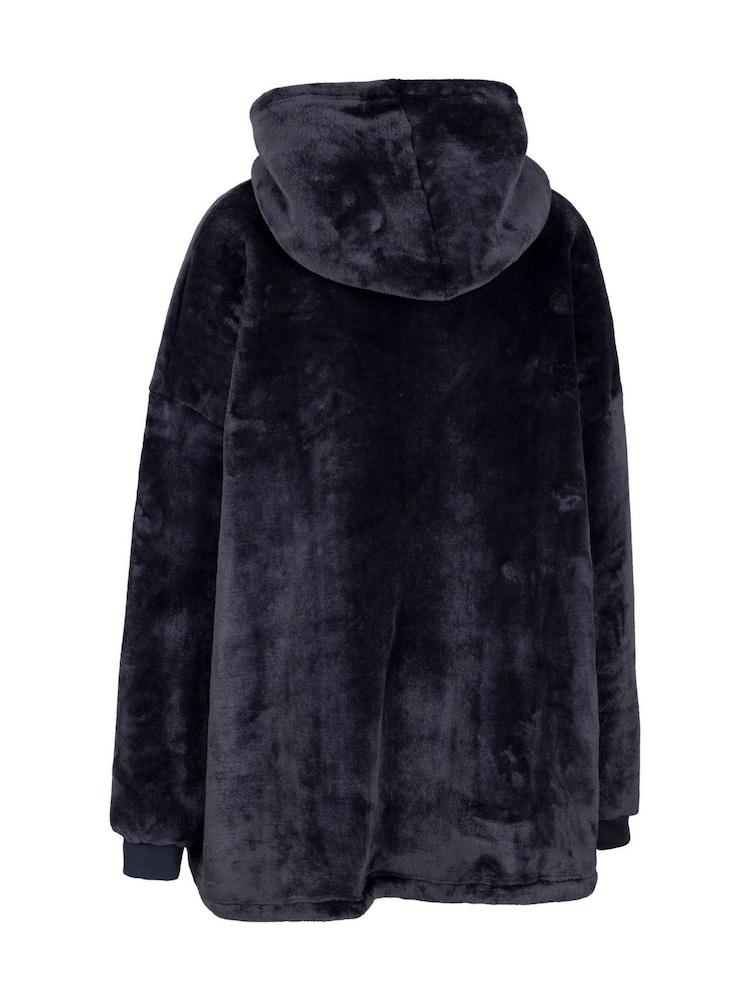 Trespass Oversized Blue Cosiness Hoodie - Image 3 of 3 Trespass Oversized Blue Cosiness Hoodie - Image 3 of 3