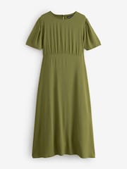 Khaki Green Maxi Waist SOL Dress - Image 1 of 1