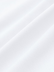 White/Blue Neppy Texture Slim Fit Cotton Blend Smart Shirt, Tie and Pocket Square Pack - Image 11 of 11