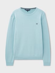 Crew Clothing Blue Crew Neck Sweatshirt - Image 5 of 5