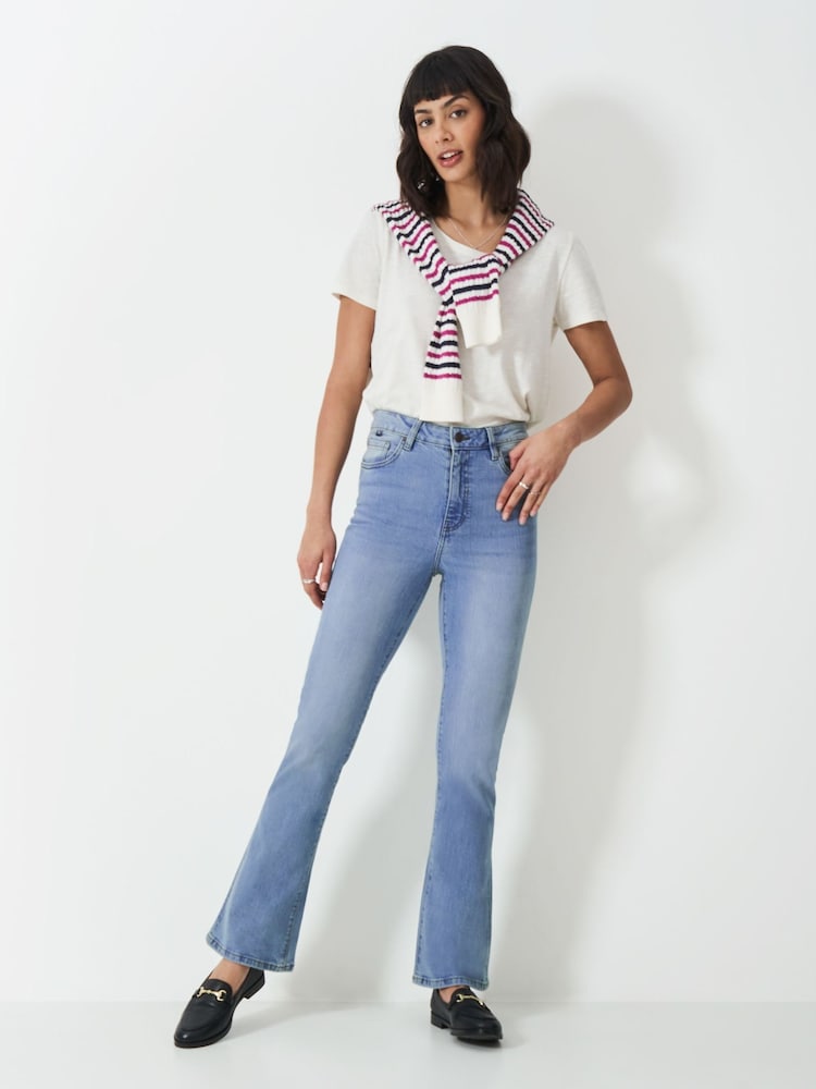 Crew Clothing Company Blue Bootcut Jeans - Imagen 1 de 5 Crew Clothing Company Blue Bootcut Jeans - Imagen 1 de 5