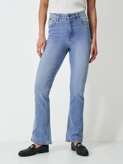 Crew Clothing Company Blue Bootcut Jeans - Image 3 of 5