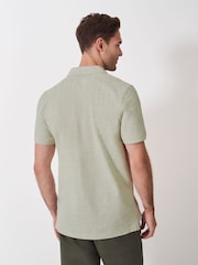 Crew Clothing Natural Classic Pique 100% Cotton Polo Shirt - Image 2 of 5