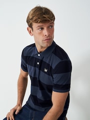 Crew Clothing 100% Cotton Heritage Striped Polo Shirt - صورة 1 من 5