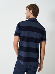 Crew Clothing 100% Cotton Heritage Striped Polo Shirt - صورة 2 من 5