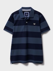 Crew Clothing 100% Cotton Heritage Striped Polo Shirt - صورة 5 من 5