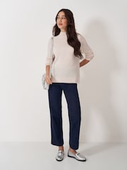 Crew Clothing Company Pink Harmony Saddle Shoulder Jumper - Image 3 of 5