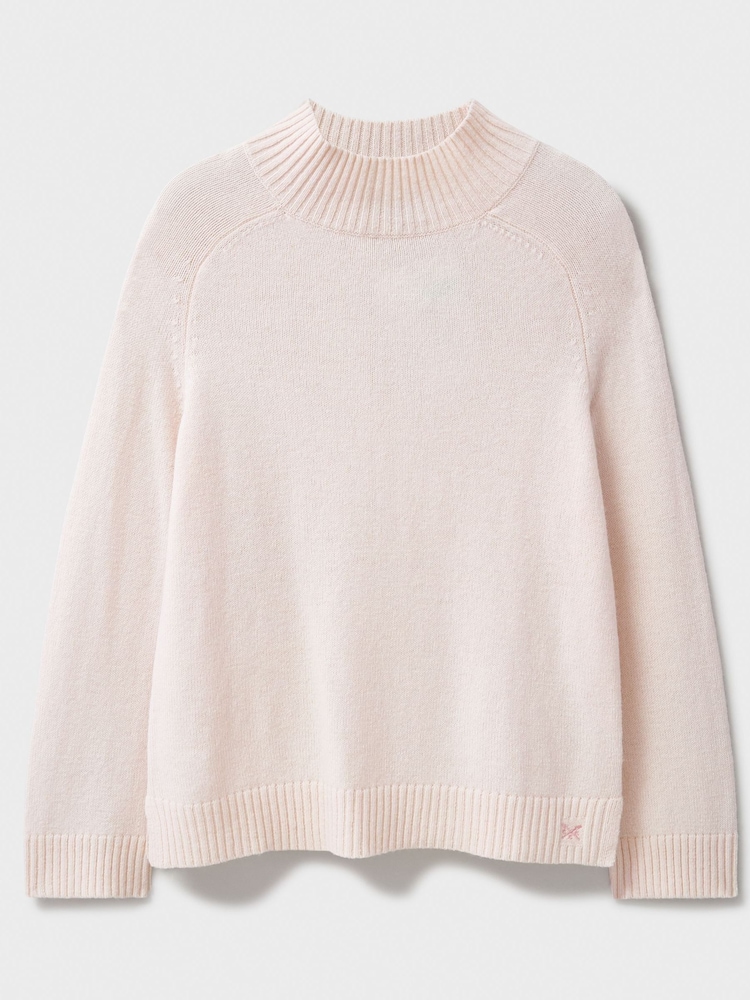 Crew Clothing Company Pink Harmony Saddle Shoulder Jumper - Image 5 of 5