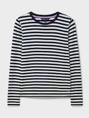 Crew Clothing Blue Modal Blend Super Soft Crew Neck Top - Image 5 of 5