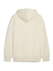 Puma Cream Mens Christmas Sweater Hooded Top Hoodie - Image 3 of 3